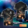 Poker Royal Flush On Fire Personalized Name 3D Hawaiian Shirt For Poker Players