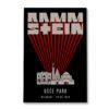 Rammstein Barcelona June 11 2024 Estadi Olimpic Spain Event Poster