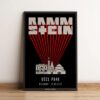 Rammstein Belgrade May 24 2024 Usce Park Serbia Event Poster 2