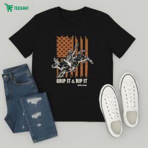 Aj Buckley Grip It And Rip It Bod Usa Cowboy T-Shirt