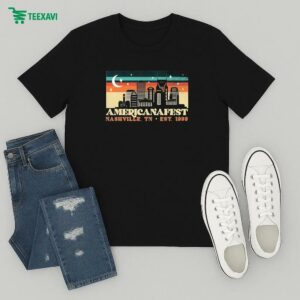 Americanafest Nashville Tn Nights Est 1999 T-Shirt