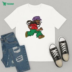 Amine Running Man Cigarettes T-Shirt