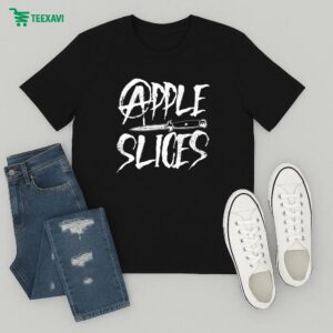 Apple Slices Knife Metal T-Shirt