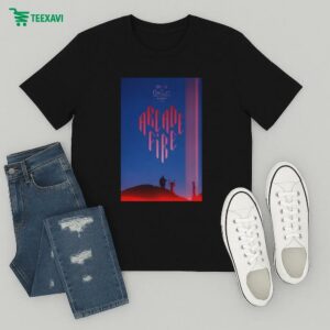 Arcade Fire Don’t Think Pink Elephant Tour 2025 Heart T-Shirt