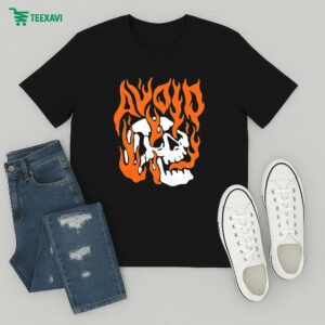 Avoid Flame Skull T-Shirt