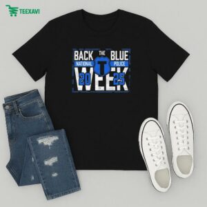 Back The Blue National Police Commemorative 2025 T-Shirt