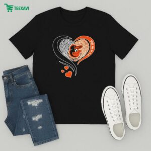 Baltimore Orioles It’s In My Dna Heart T-Shirt