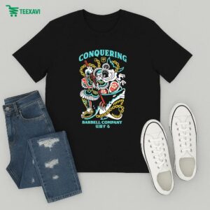 Barbell Company Bushido Conquering Barbell Shark T-Shirt