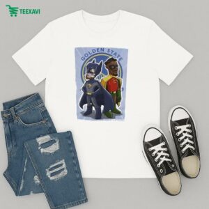 Batman And Robin Stephen Curry And Jimmy Butler Nba Golden State Warriors T-Shirt