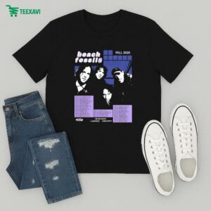 Beach Fossils North American Fall Tour Dates 2025 T-Shirt