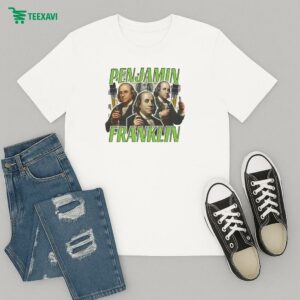 Benjamin Franklin Penjamin Franklin Dab Pen T-Shirt
