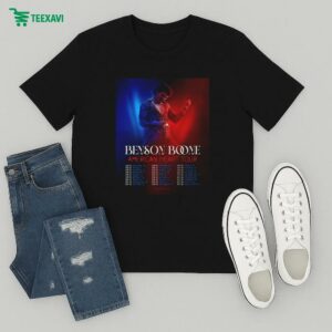 Benson Boone American Heart Tour 2025 Start On August T-Shirt