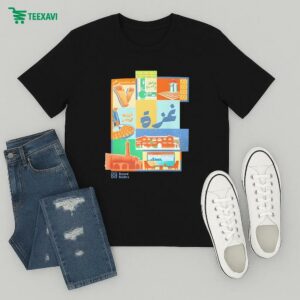 Beyond Borders Ribbed Neck T-Shirt