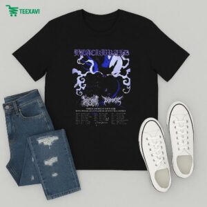 Blackbraid North American Tour 2025 With Lamp Of Murmuur And Dodsrit Dates T-Shirt