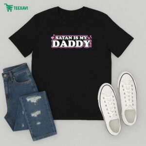 Blackcraft Cult Satan Is My Daddy Hearts T-Shirt