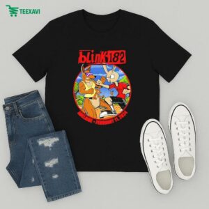 Blink-182 Adelaide, Australia February 11, 2024 Rabbit And Kangaroo T-Shirt