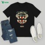 Blue Line Crew Workman Skeletons T-Shirt