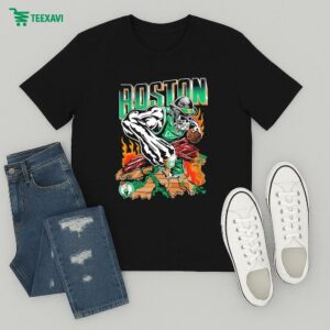 Boston Celtics Clutch Ring Warren Lotas T-Shirt