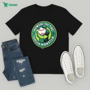 Boston Red Sox Beware Of The Green Monster Hometown Mascot T-Shirt