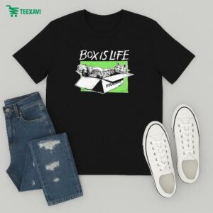 Box Is Life Fragile Cat T-Shirt