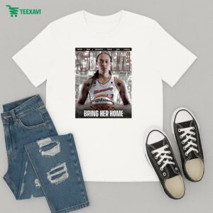 Brittney Griner Bring Her Home On The Slam 241 Magazine T-Shirt