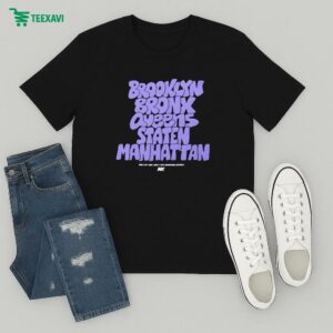Brooklyn Bronx Queens Staten Manhattan Graffiti Boroughs T-Shirt