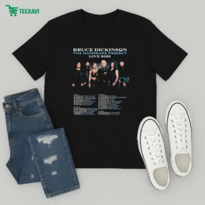 Bruce Dickinson The Mandrake Project Live North American Tour 2025 Dates T-Shirt