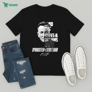 Bruce Springsteen Land Of Hopes And Dreams 2025 Signature T-Shirt