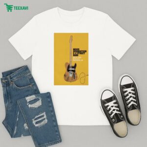 Bruce Springsteen Manchester Uk May 17 2025 Guitar T-Shirt