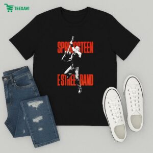 Bruce Springsteen Springsteen & The E-street Band 2025 Europe Tour Guitar T-Shirt