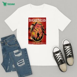 Buckethead The Caverns Grundy Ci Pelham, Tn July 25-26, 2025 T-Shirt