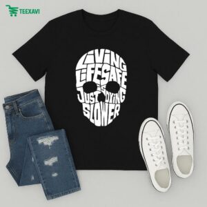 Bumpin Uglies Living Life Safe Just Dying Slower Lyric Skull T-Shirt