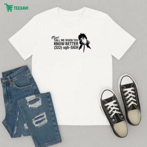 Calum Hood You Can Do It Call Me When You Know Better Ugh Sigh T-Shirt