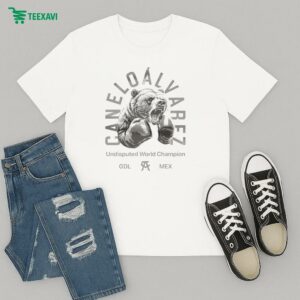 Canelo Alvarez Bear In Mind Undisputed World Champion Gdl Mex T-Shirt