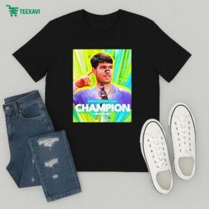 Carlos Alcaraz Is The Champion Italian Open 2025 Rome Masters Atp Tour T-Shirt