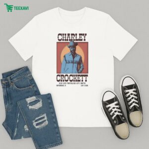 Charley Crockett Tour May 6 2025 Blue Gate Performing Arts Center, Shipshewana, In T-Shirt