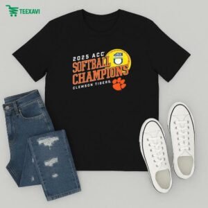 Clemson Tigers 2025 Acc Softball Conference Tournament Champions T-Shirt