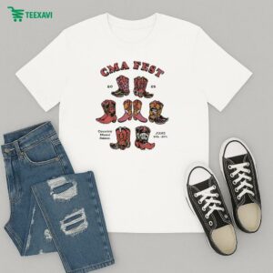 Cma Fest 2025 Country Music Assoc June 5th 8th Boots T-Shirt