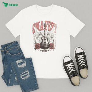 Cma Fest 2025 Nashville Tennessee Guitar Wings Rose T-Shirt