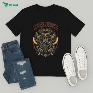 Conquer Viking Conquering Barbell T-Shirt
