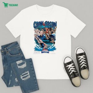 Cook And Bacon Kassidy Cook X Sarah Bacon #500 Planet Euphoria Olympian T-Shirt