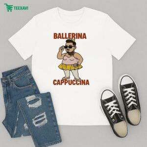 Crawly Goat Ballerina Cappuccina Italian Brainrot T-Shirt