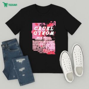 Cruel World New Nick And The Bad Order Cave Seeds Roses T-Shirt