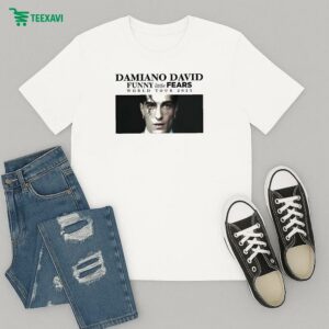 Damiano David Funny Little Fears World Tour 2025 Dates T-Shirt