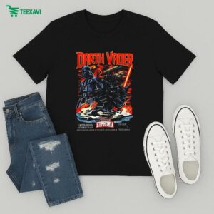Darth Vader Star Wars May The 4th Be With You Planet Euphoria Flames Comic T-Shirt