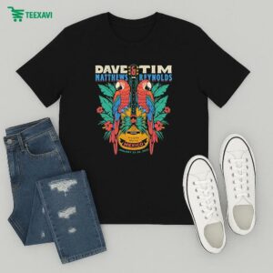 Dave Matthews Band And Tim Reynolds Mexico January 23 26 2025 Parrot Guitar T-Shirt