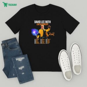 David Lee Roth Live In Concert 2025 Tour Dates T-Shirt