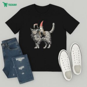 Death Dealer Cat Threat Llama T-Shirt