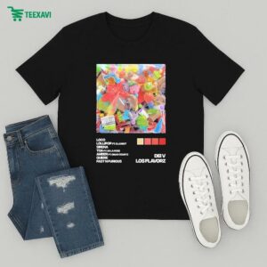 Dei V Los Flavorz Usa Tour 2025 Tracklist T-Shirt