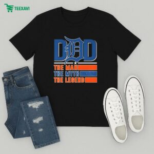Detroit Tigers Dad The Man The Myth The Legend T-Shirt
